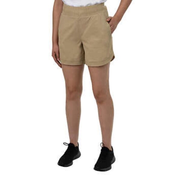 NEW Tuff Athletics Woven Shorts | Cream - Picture 2 of 9